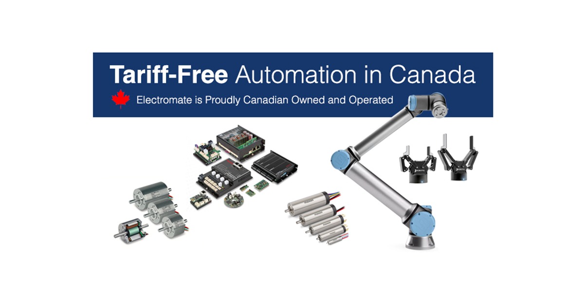 Tariff-Free Automation Products in Canada from Electromate