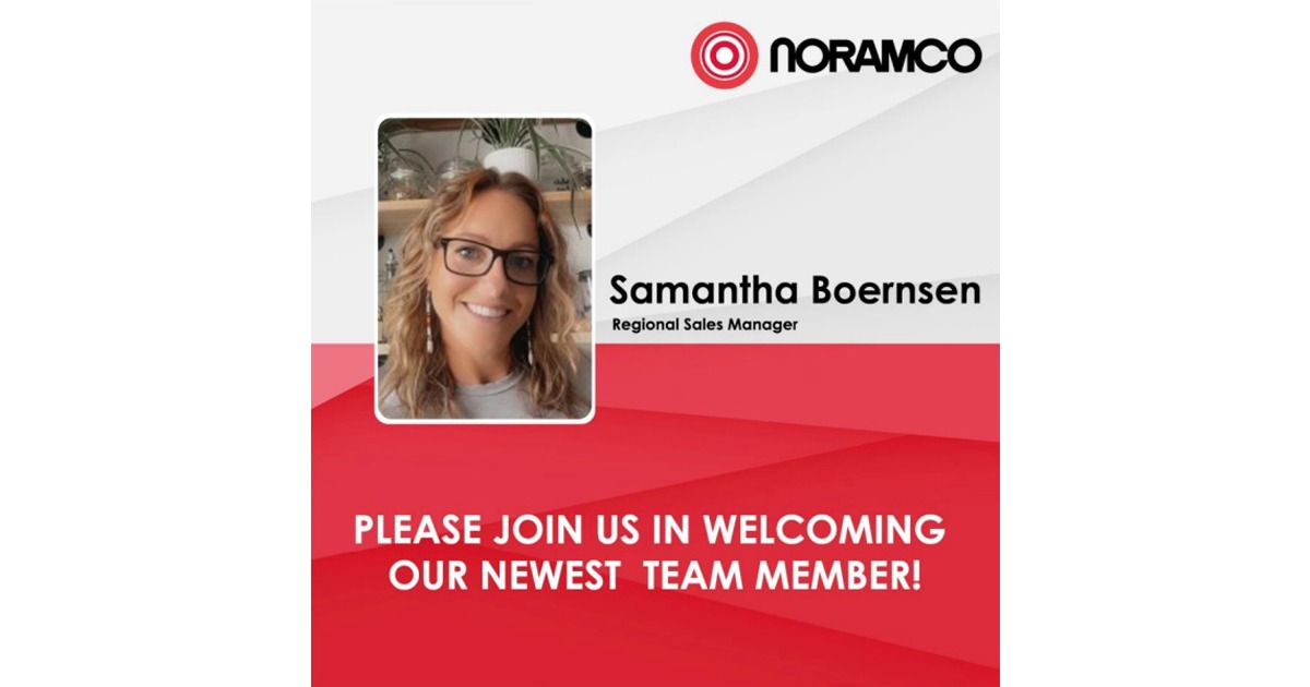 Noramco Announces Samantha Boernsen as New Regional Sales Manager, Winnipeg