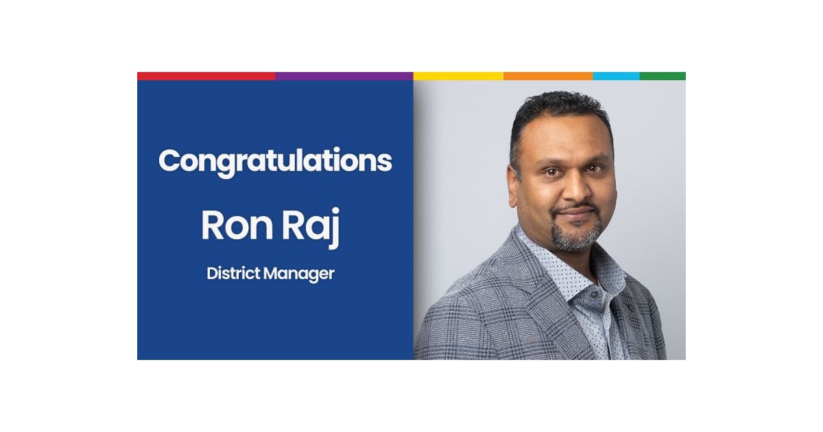 Gescan Announces Promotion of Ron Raj to District Manager for Fraser Valley, British Columbia