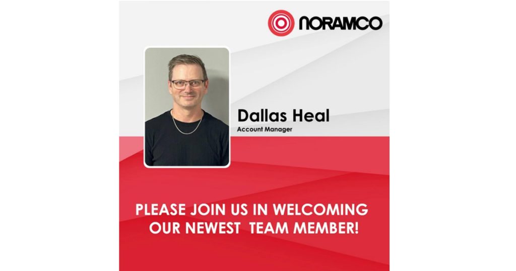 Noramco Announces Dallas Heal as Account Manager in Edmonton