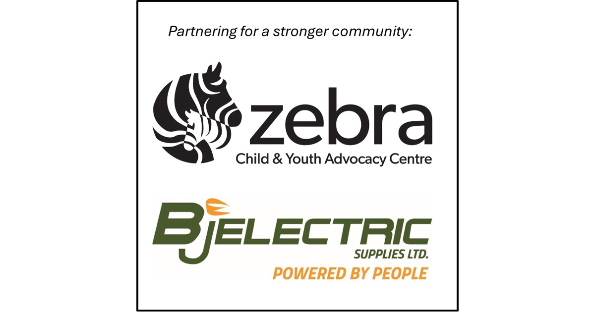 BJ Electric Donates $10,000 to the Zebra Child & Youth Advocacy Centre in Support of Child Abuse Prevention