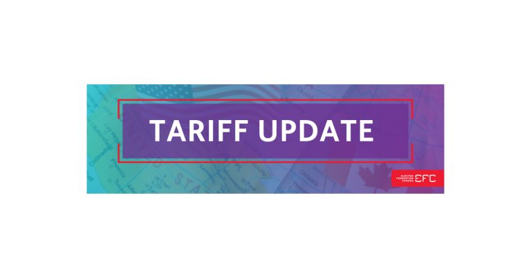 EFC Tariff Update – September 2025
