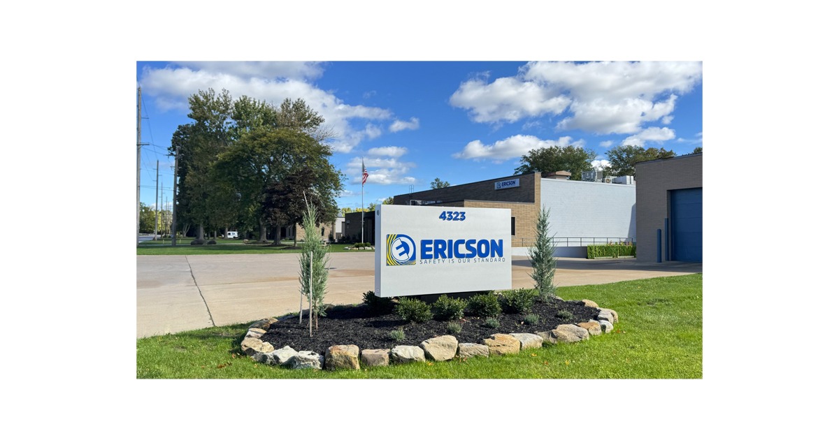 Ericson Manufacturing Announces 4th-Generation Family Leadership and Expansion to New Building, More Jobs
