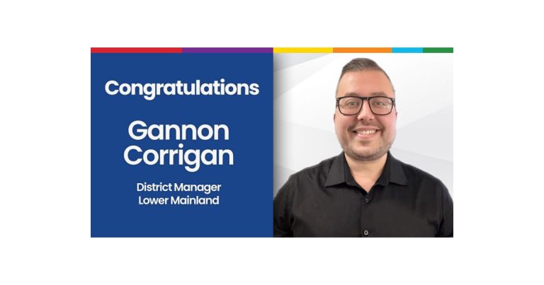 Gescan Names Gannon Corrigan New District Manager at their B.C. Lower Mainland Coquitlam Branch