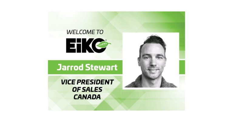 EiKO Canada Welcomes Jarrod Stewart as New Vice President of Sales, Canada