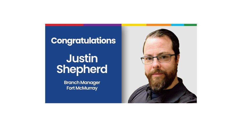 Justin Shepherd Promoted to Fort McMurray Branch Manager with Gescan