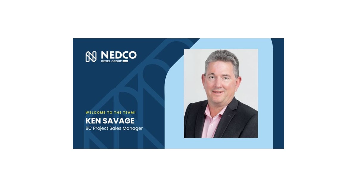 Nedco Welcomes Ken Savage as New BC Projects Sales Manager