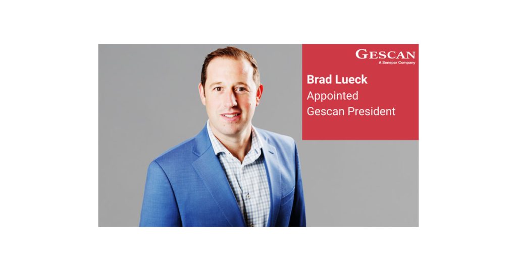 Brad Lueck Appointed President Gescan