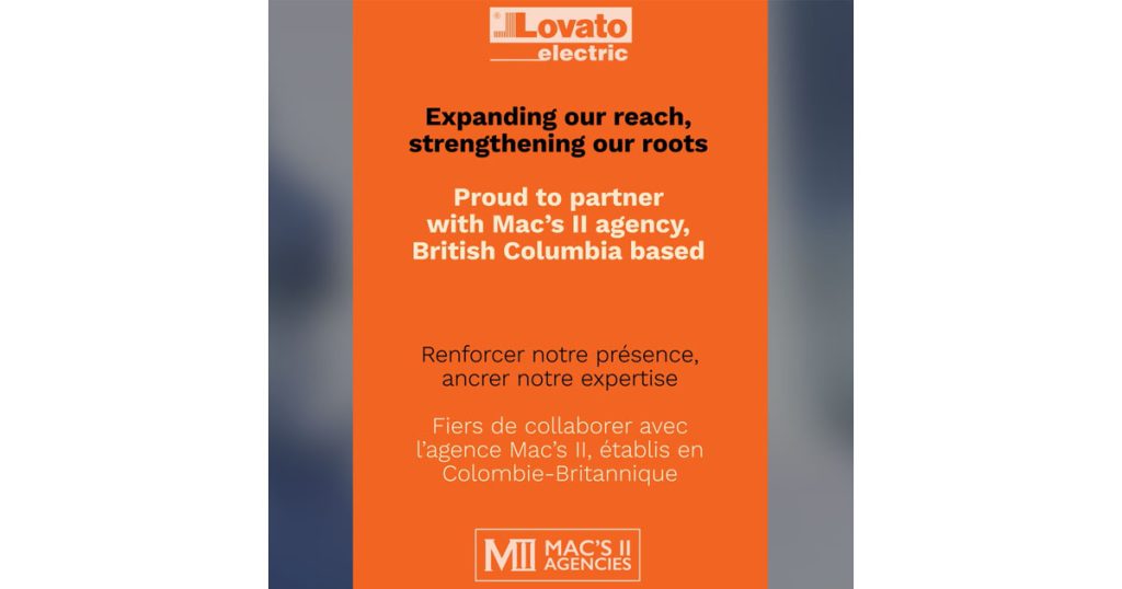 LOVATO Announces Mac's II Agencies Partnership in British Columbia