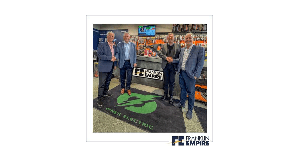 Franklin Empire Announces Official Acquisition of O’Neil Electric Supply