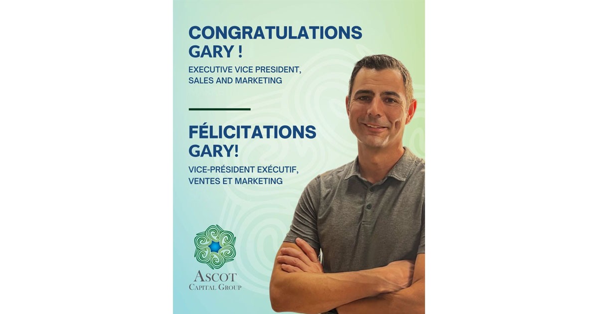 Ascot Capitol Group Promotes Gary Pounder to Executive Vice President – Sales & Marketing for Lighting Division