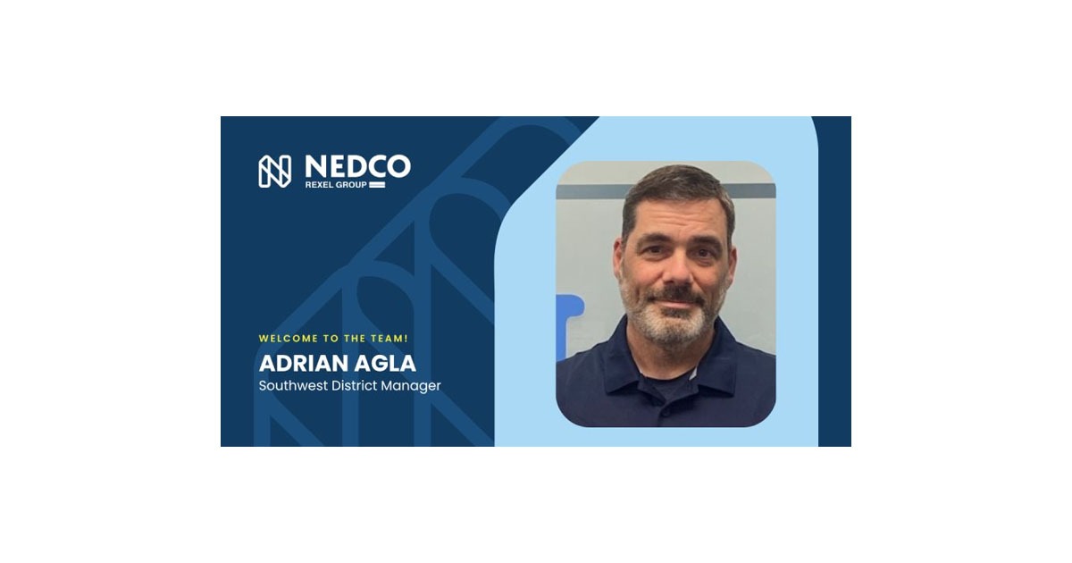 Nedco Appoints Adrian Agla as New Southwest District Manager