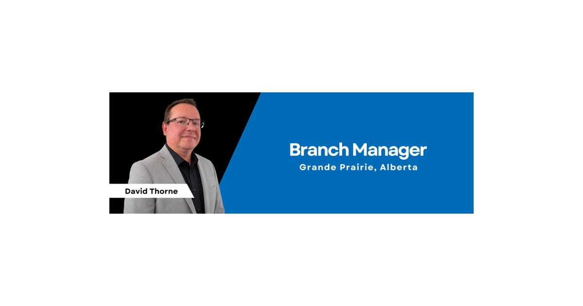 E.B. Horsman & Son Announces David Thorne, New Grande Prairie Branch Manager