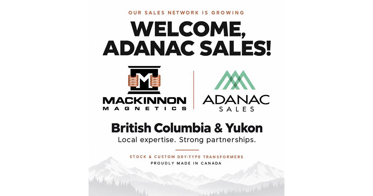 MacKinnon Magnetics Partners with Adanac Sales in BC and Yukon